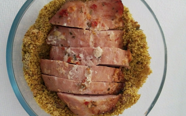 Picanha de porco ao forno