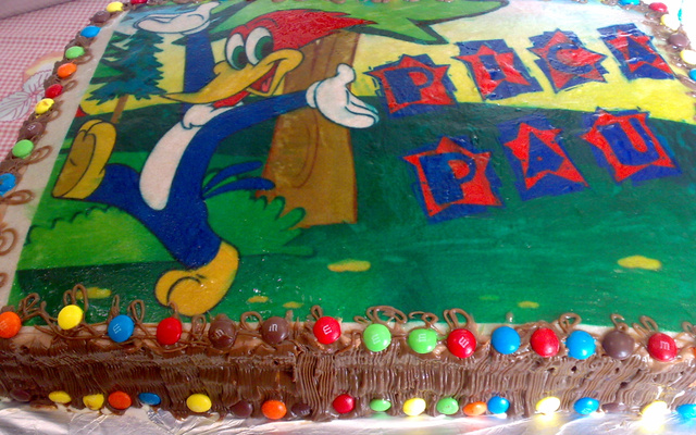 Bolo de chocolate cremoso