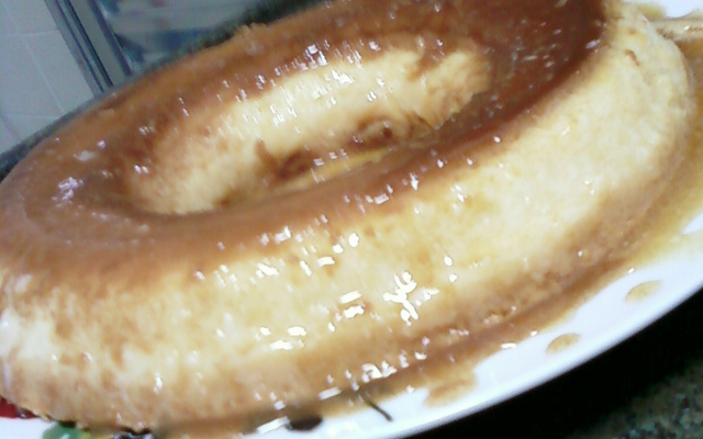 Pudim de leite ninho