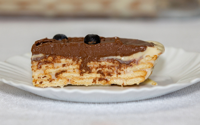 Pavê simples de chocolate