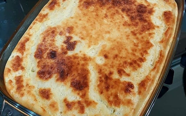 Suflê de chuchu delicioso