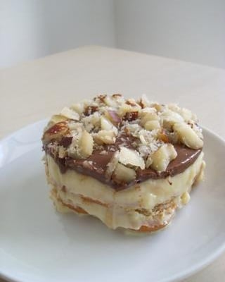 Pavê de Creme e Chocolate Amargo