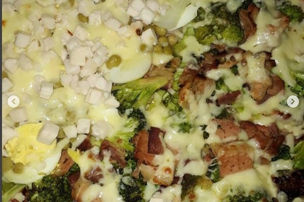 Massa de pizza crocante