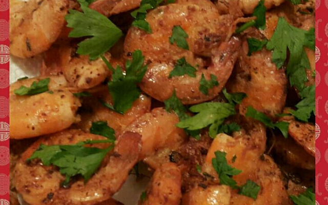 Camarão alho e óleo realli