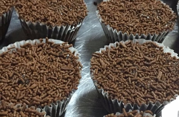 Cupcake de chocolate