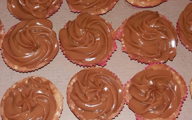 Cupcake de doce de leite