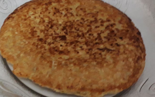 Pão low carb de frigideira