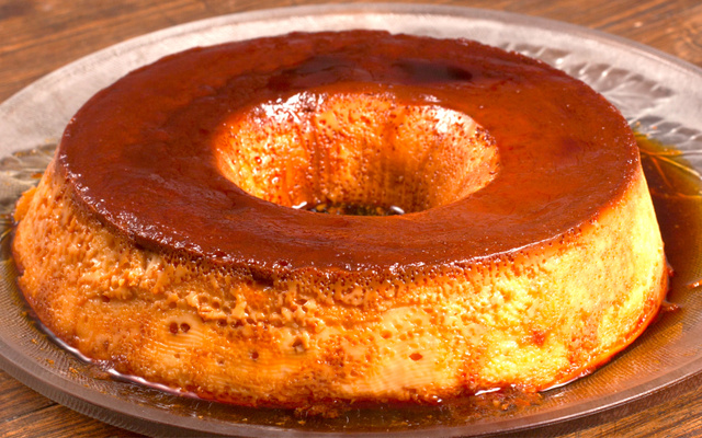 Pudim de leite em pó na airfryer