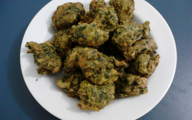 Bolinho de espinafre