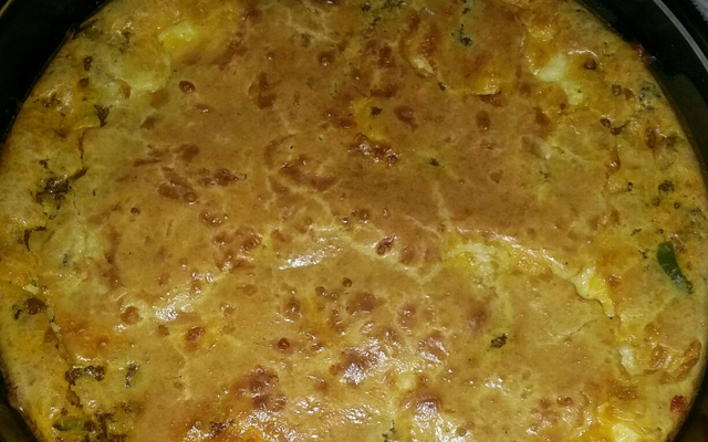 Torta de liquidificador com carne moída