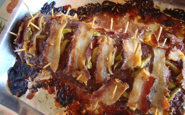Carne assada ao bacon