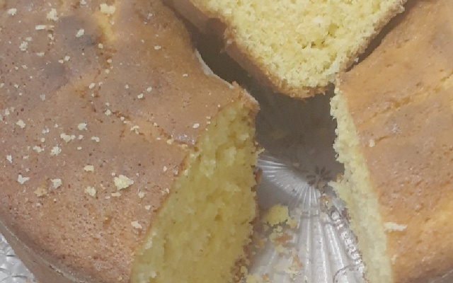 Bolo de fubá fofinho