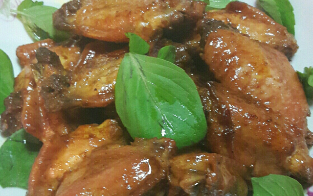 Asinha de frango ao vinho