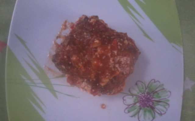 Bife á rolé com ricota