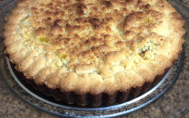 Torta de maçã alemã (com streusel)