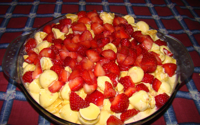 Estrogonofe de Morango