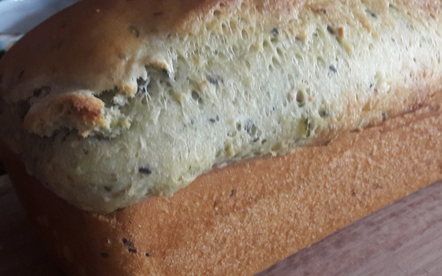 Pão de ervas e especiarias árabes