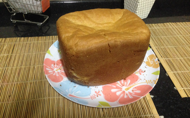 Pão rápido na máquina de pão