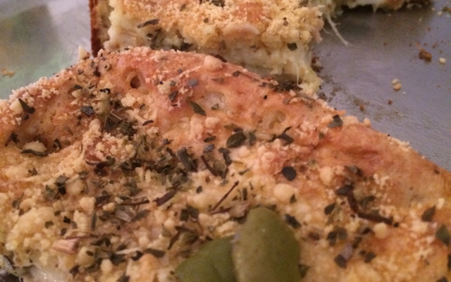 Pizza rápida de liquidificador