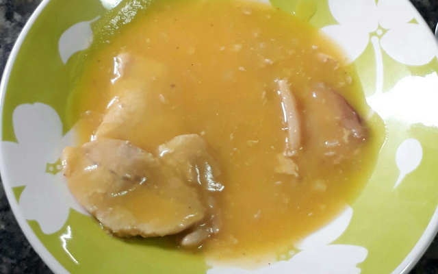 Sopa de batata salsa