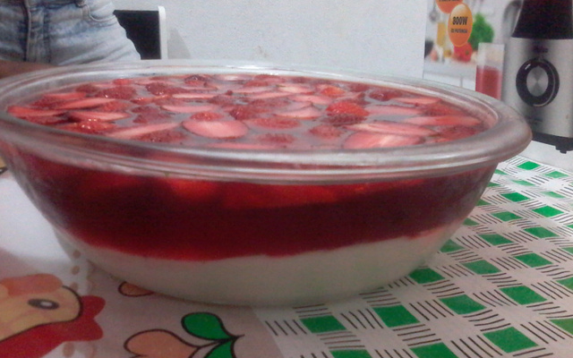 Sobremesa de morango