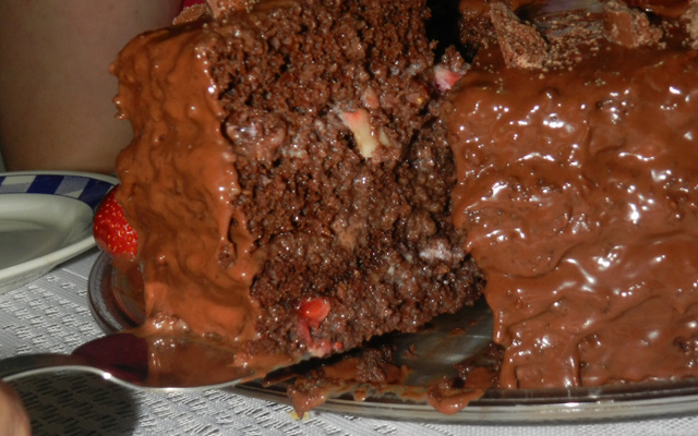 Bolo suflair sensação