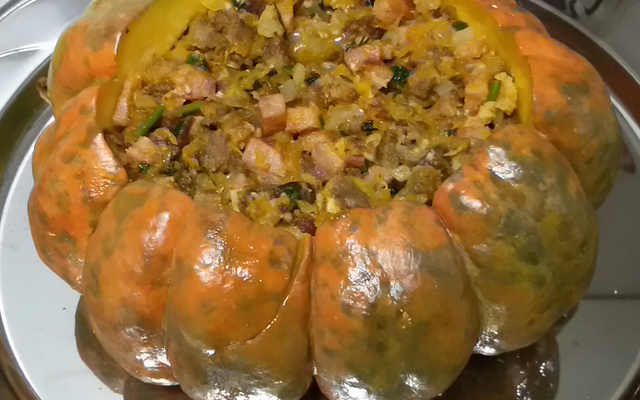 Carne de sol na moranga