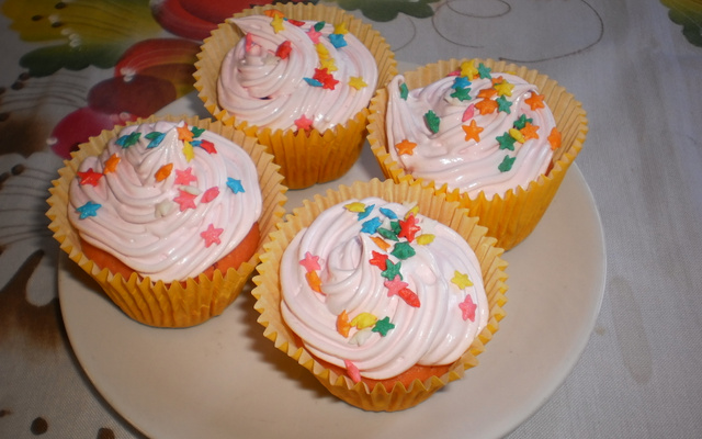 Cupcake de morango