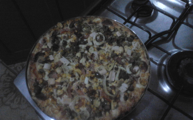 Massa de Pizza para 2 casais