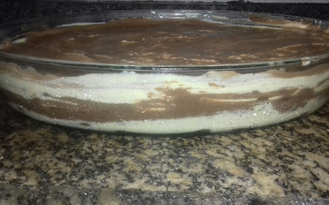 Pavê de chocolate e maracujá
