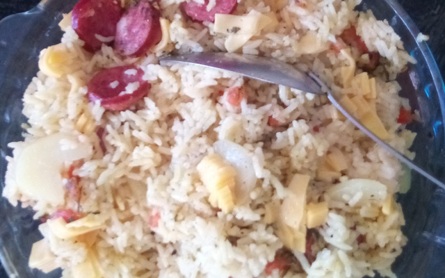 Arroz de panela de pressão