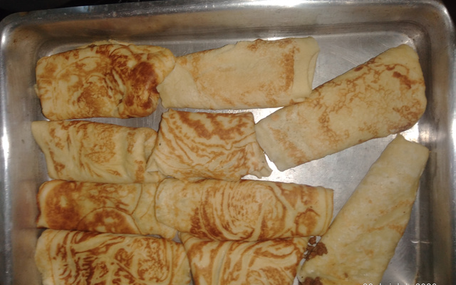 Massa de panqueca para enrolar