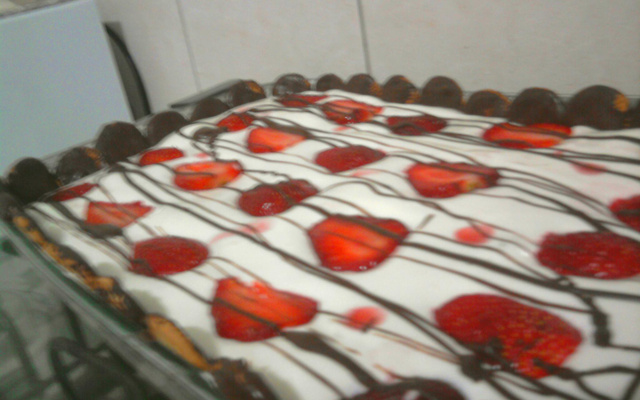Pavê de morango