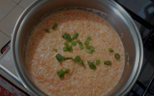 Purê de cenoura com gengibre