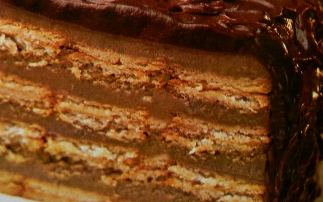 Pavê de chocolate com café especial
