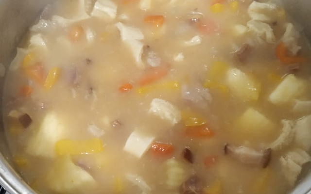 Dobradinha com mandioca