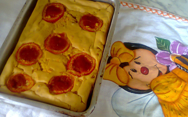 Torta simples de frango