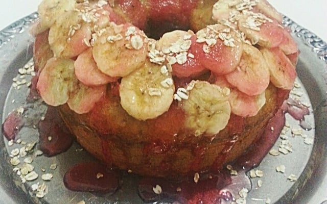 Bolo de banana fofinho