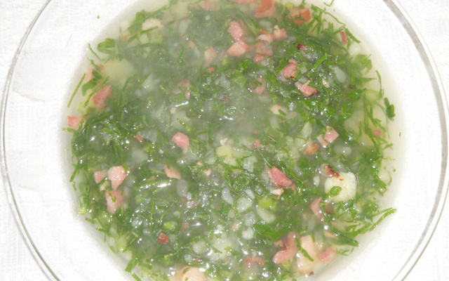 Caldo verde caprichado