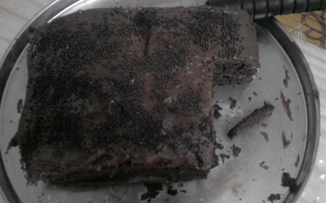 Bolo de chocolate cremoso