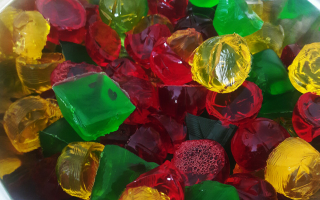 Balinhas de gelatina