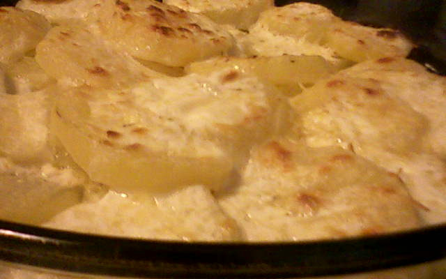 Batata gratinada
