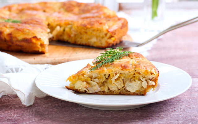 Torta de frango do Chef