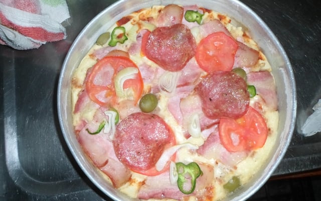 Massa para pizza de liquidificador