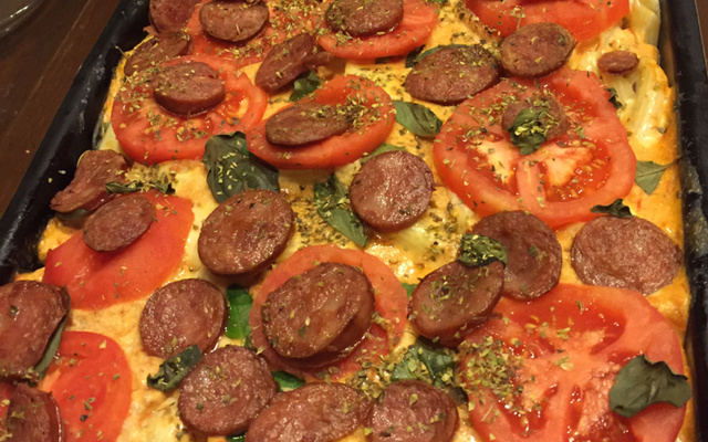 Macarrão sabor pizza