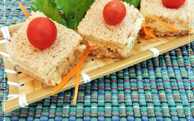 Mini sanduíche de atum da ABIMAPI