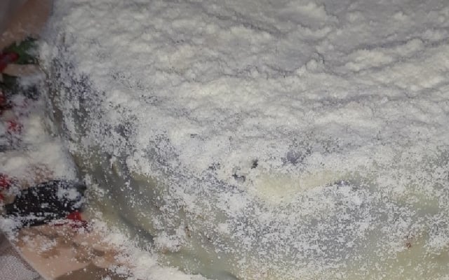 Bolo vulcão de leite ninho