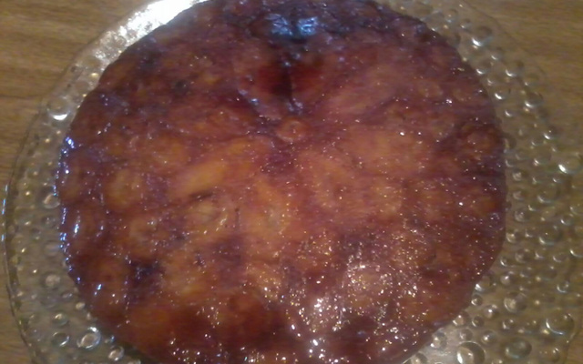 Torta caramelada de banana