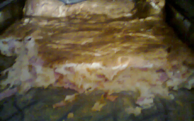 Pastelão de queijo e presunto fácil