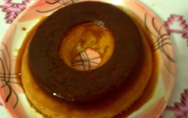 Pudim de leite ninho